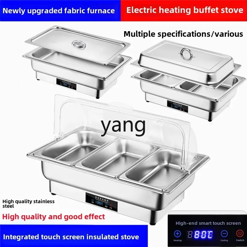 فرن بوفيه من الفولاذ المقاوم للصدأ LTT فرن بصري تجاري شفاف صدفي تسخين كهربائي وثقيلة #2