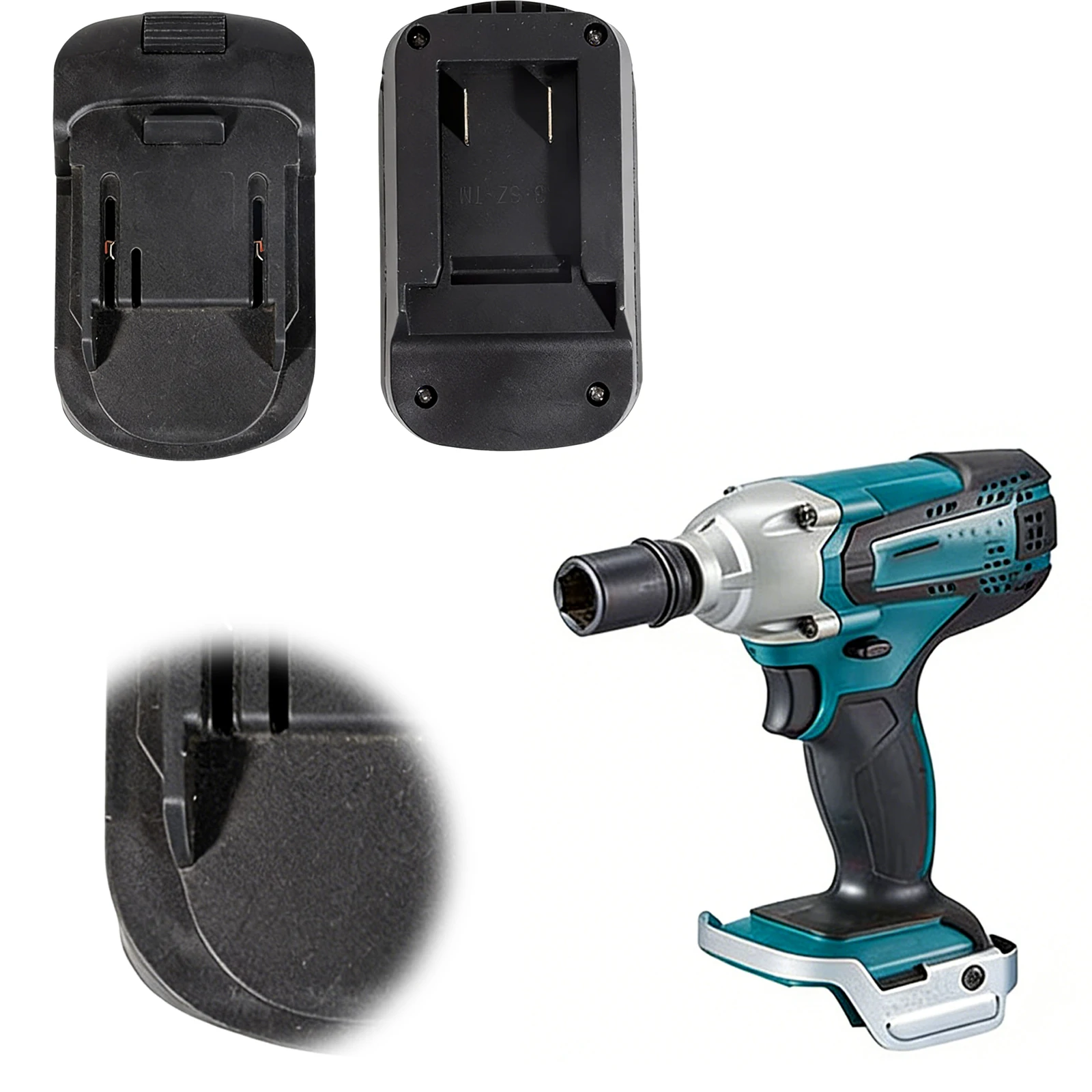For Makita Taiei Battery Converter Adapter Wear Resist Interchangeable Adapter Body Conversion Power Tool Batteries Accessories