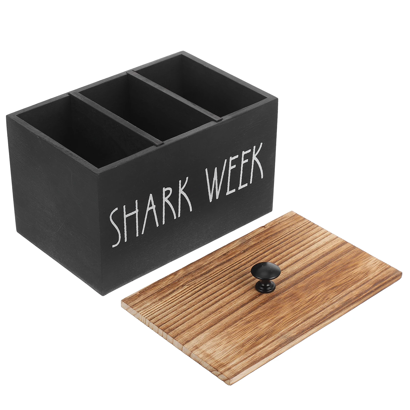 

Storage Box Garlic Holder Ceramic Bowl Avocado Saver Onion Container Wood Lid Preservation Jar Kitchen Countertop Decor Storage