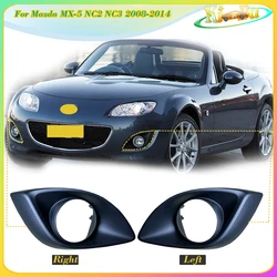 KIMBA For Mazda MX-5 NC2 NC3 2008-2014 Car Fog Light Cover Fog Lamp Shell Front Bumper Grille Driving Lamp Cover