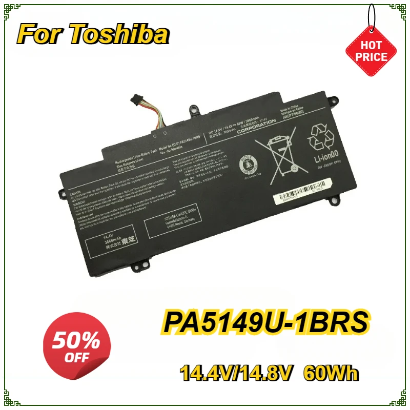 

New Laptop Battery for Toshiba Tecra Z40T-A1410 Z50-A-11H 4INP7/60/80 PA5149U-1BRS 14.4V/14.8V 60Wh