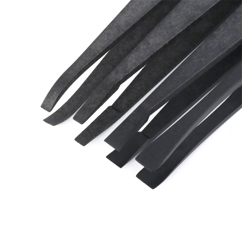 Pinzette antistatiche in plastica 8 in 1 Set pinzette a punta piatta per elettronica creazione di gioielli lavoro di laboratorio Hobby Craft