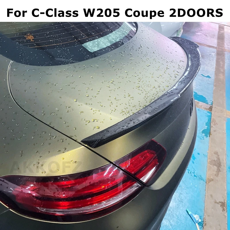 

Задний спойлер из углеродного волокна для Mercedes Benz W205 Coupe C-Class 2Door C63 FD style 2015 +