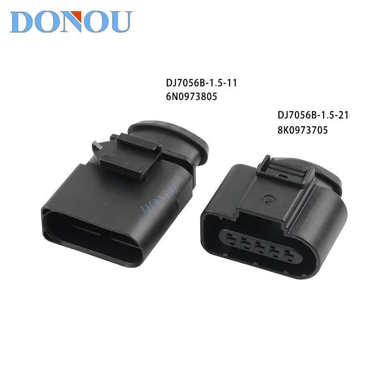 

DJ7056B-1.5-11/21 Automotive 5-hole waterproof connector 8K0973705 harness plug 6N0973805