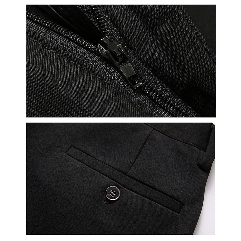 Mens Plus Size Formal Pants for Work Plus Size 48 50 52 Men Formal Suit Pants Business Casual Long Trousers