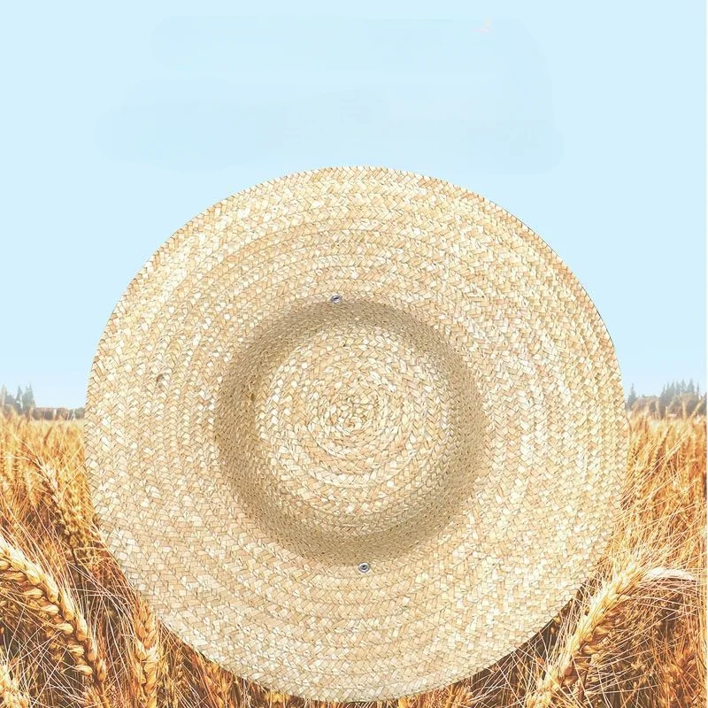 Labor Protection Fishing Field Outdoor Sun Hat Large Brim Straw Woven Sub Safety Caps Straw Summer Hat Women Sun Beach Hat