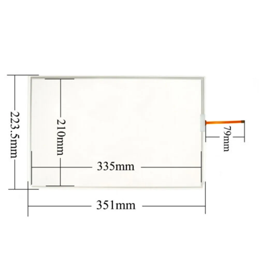 New for NA5-15W101S Resistive Touch Screen Sensor Glass Panel