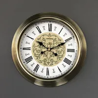 Retro American Home Living Room Silent Large 18 inch Hanging Clock Quartz Clock Home Decoration