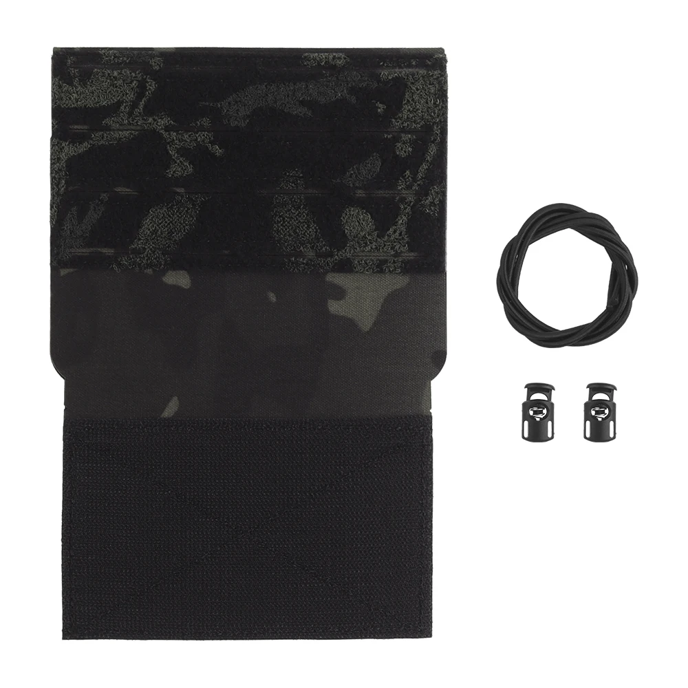 Tactical chest hanging chest accessori MOLLE aggiunge montaggio caja de almacenamiento adesivi per l'uso per semplici gilet tattici