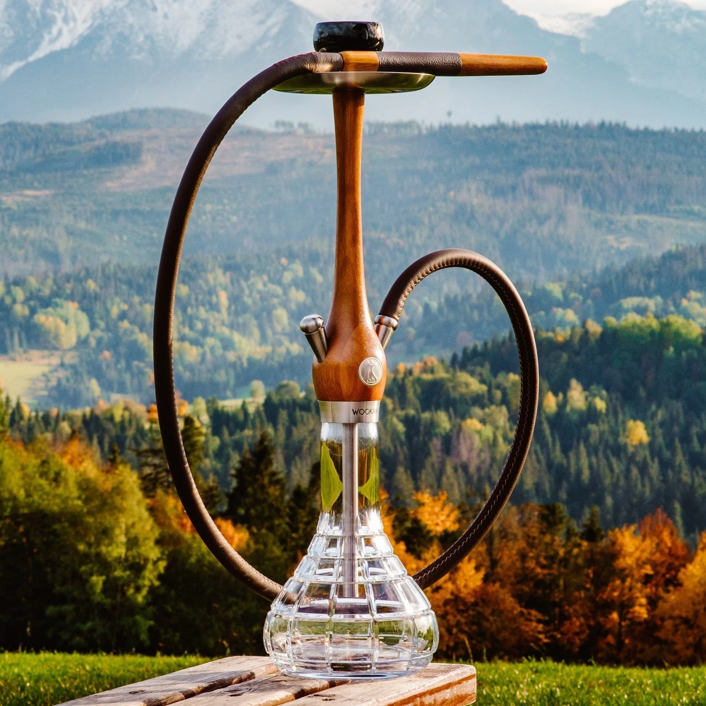 مجموعة الشيشة الشيشة 65 سنتيمتر 304 الفولاذ المقاوم للصدأ كبير الشيشة التدخين مجموعة الشيشة الروسية مع زجاجة