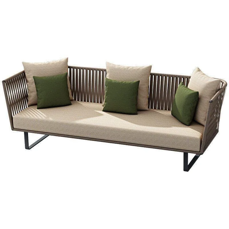 Mingsu courtyard garden balcony outdoor leisure coffee table rattan chair furniture