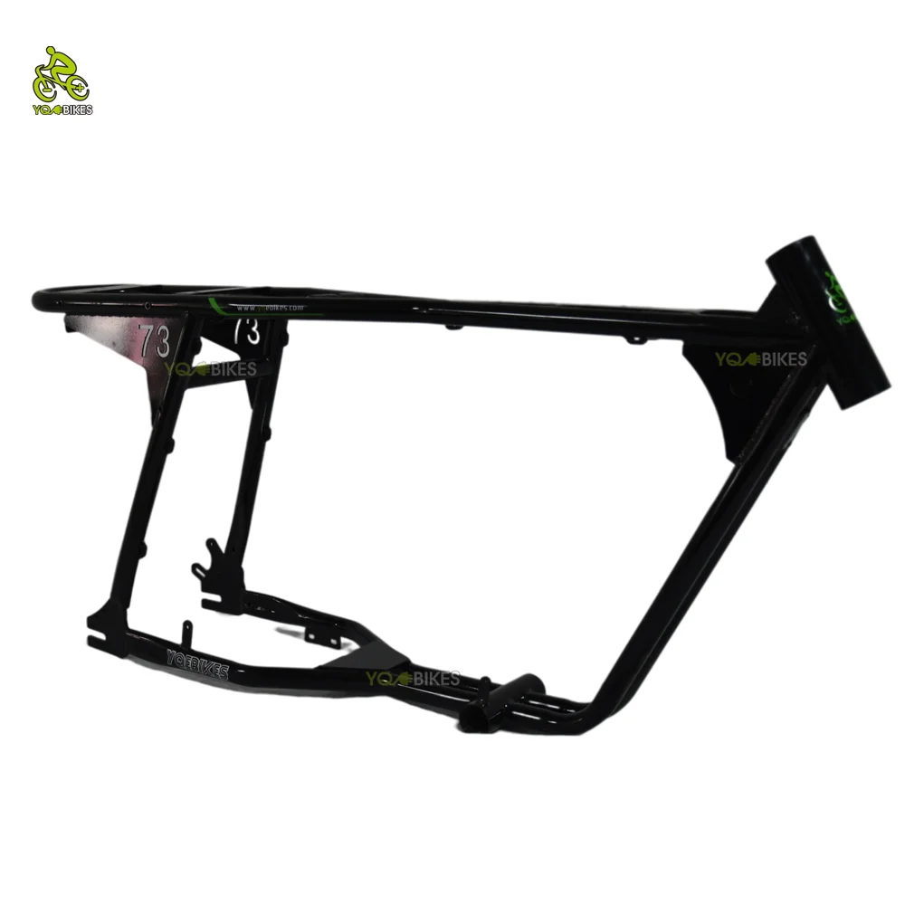 New Custom Made 20*4.0 Inch Fat Tire Road Bike Frame Super Power E Bike 73 S2 Kit Mountain Bike Frameset (Frame+ Long Seat)
