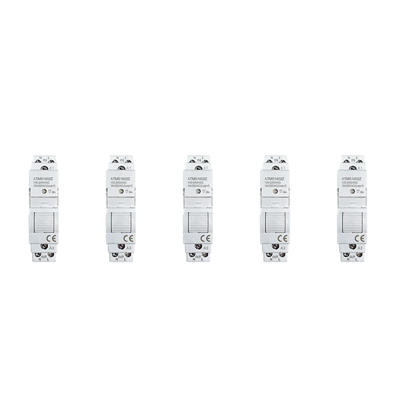 

Hot 5X Tuya Smart Life Zigbee 16A Din Rail 1P Switch Kwh Meter With Energy Monitor Timer Support App Remote Control