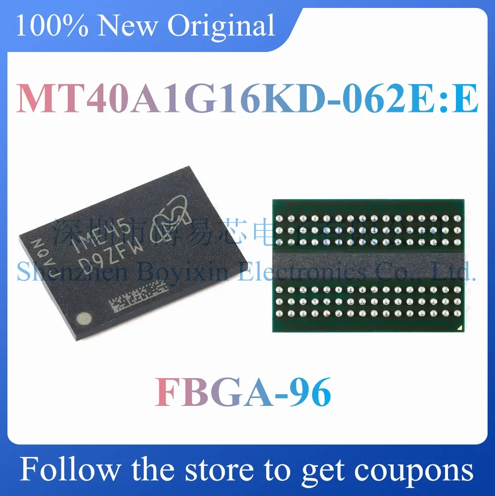 NEW MT40A1G16KD-062E:E D9ZFW Original Product.FBGA-96