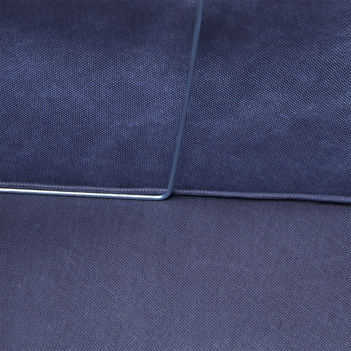 

1Pcs Foldable Storage Bag Non-Woven Fabric Clothes Organizer Double Zipper Quilt Blanket Sorting Box 100L Blue Beige