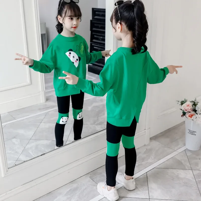 女の子の衣類セット,Tシャツやレギンス用の水遊びプール,女の子の服,4, 5, 6,7,8,9,10,11,12歳春秋