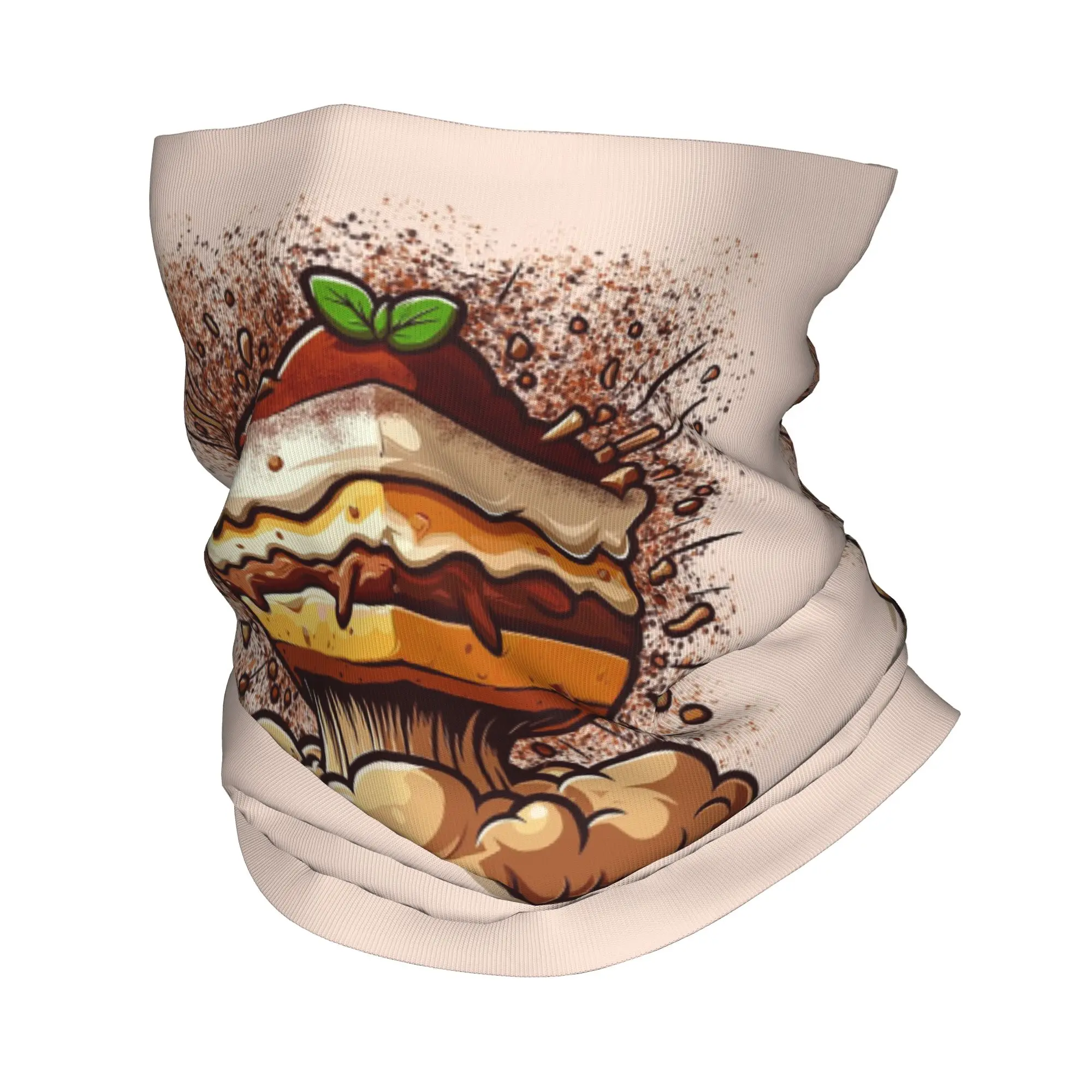

Exploding Tiramisu Bandana Neck Cover Printed Mask Scarf Multi-use Headwear Running Unisex Adult