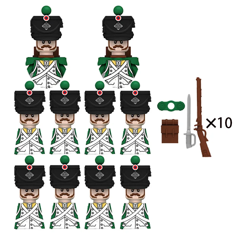 نابليون الحروب الشخصيات العسكرية جنود الجيش الأسلحة دعوى الجسيمات الصغيرة اللبنات الأطفال لتقوم بها بنفسك لعب الأولاد الهدايا