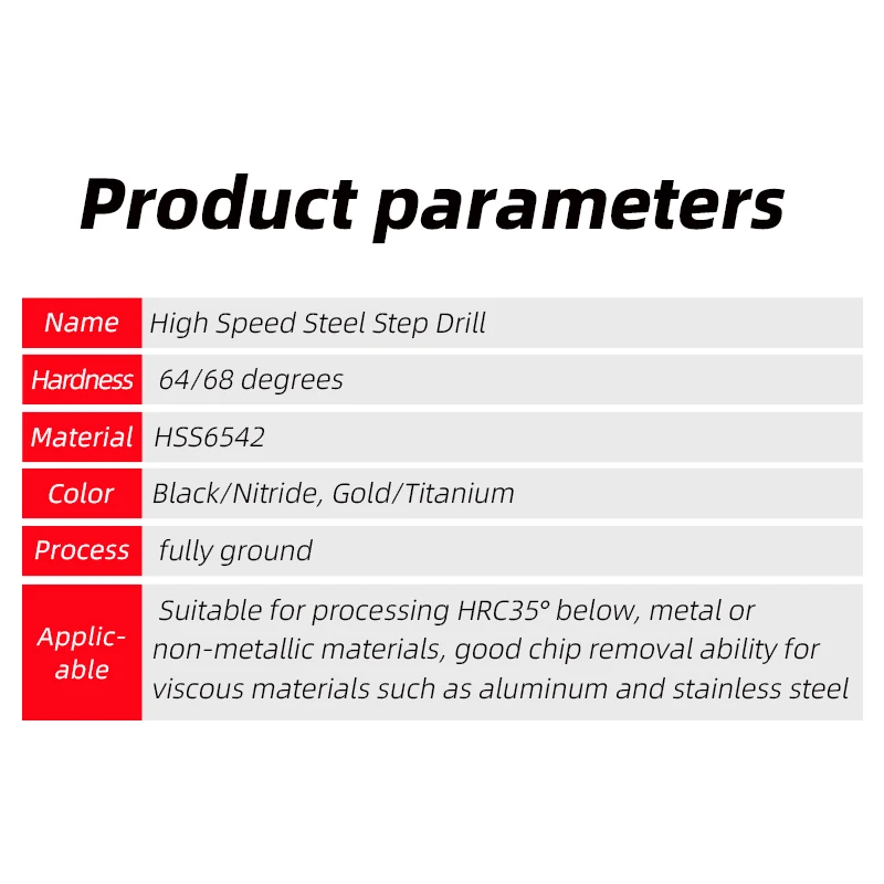 Imagem -05 - Counterbore Torção Passo Broca Cone Ferramenta de Perfuração Buraco Broca para Metal Cobalto Hss 90 180 Graus m3 m4 m5 m6 m8 M10 M12