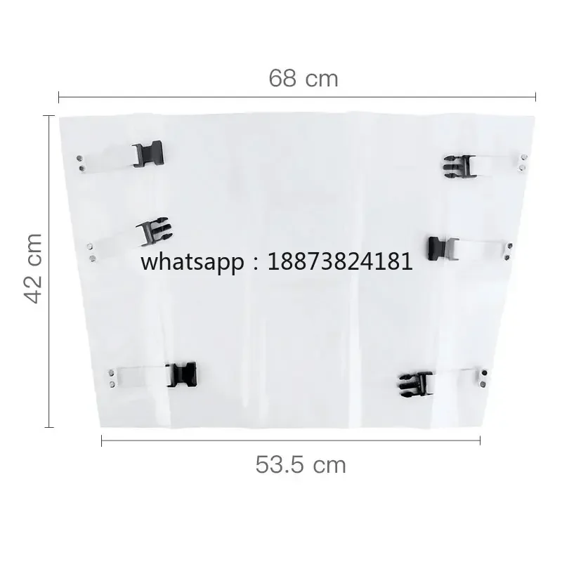Chair Mat Cushion Foot Pad Seat Unit Dustproof Cover Plastic Clear Protector With Elastic Bands Clinic Supply fast shipping