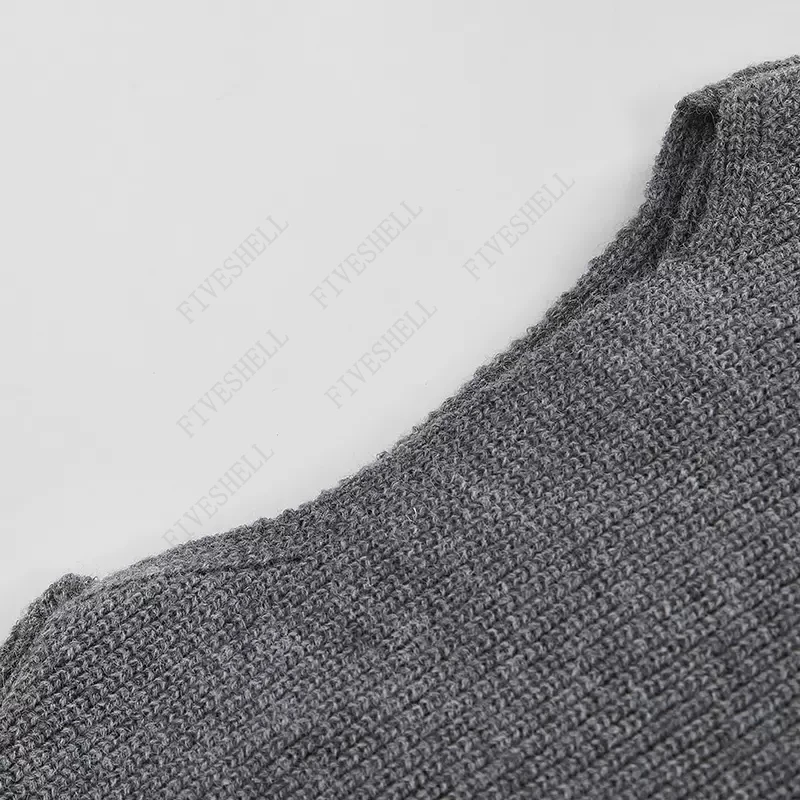 2023 Streetwear Knitted Sweater Long Sleeve Cross Irregular Solid Y2K Tops Short Women's Pullovers Sweaters Autumn Winter