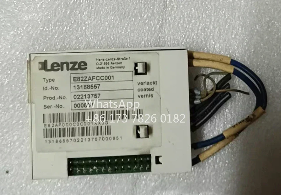 E82ZAFCC001 usado, módulo de interface de comunicação do conversor LUNZ