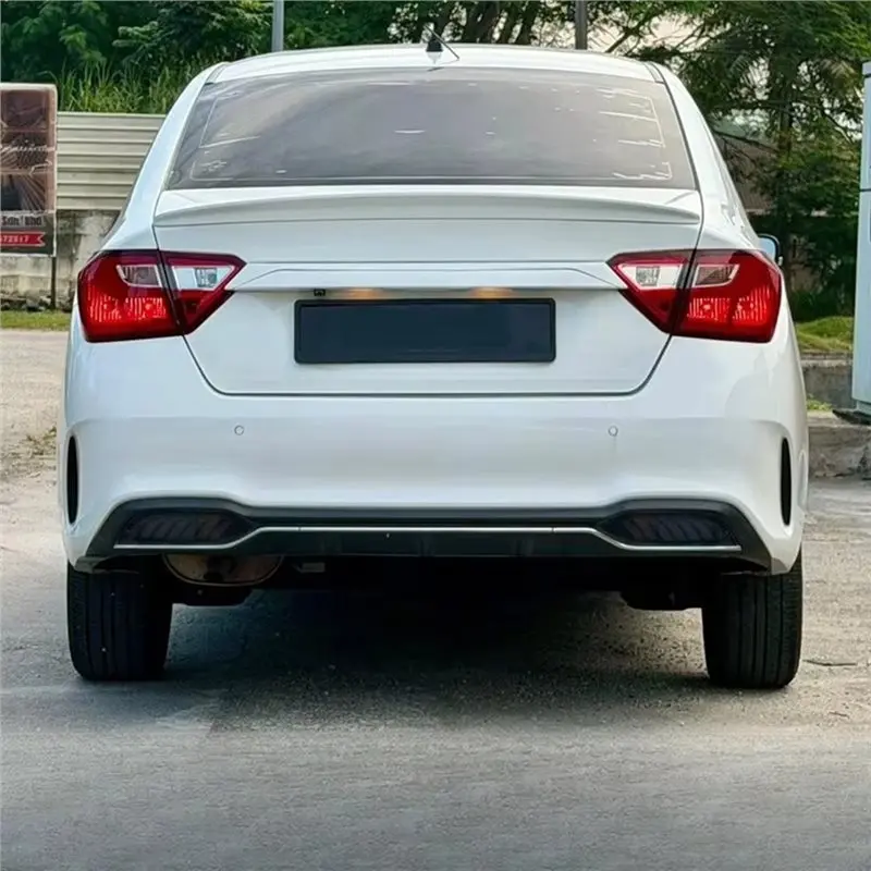 For Proton Saga 2019-2026 LED Rear Bumper Brake Light Turn Signal Lamp Reflector Light Accessories