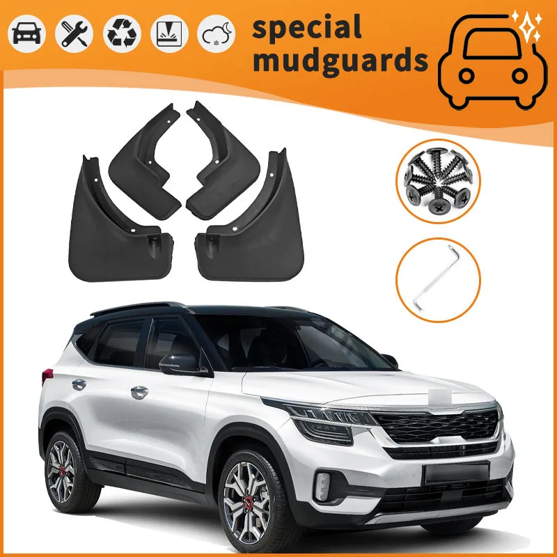 Guardabarros delantero y trasero para Kia Seltos, accesorios para coche, modelos 19-24