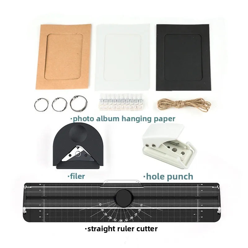 plastic-sealing-machine-set-accessories-ruler-paper-cutter-hole-punch-fillet-a3-a4-photo-overmolding-machine-set