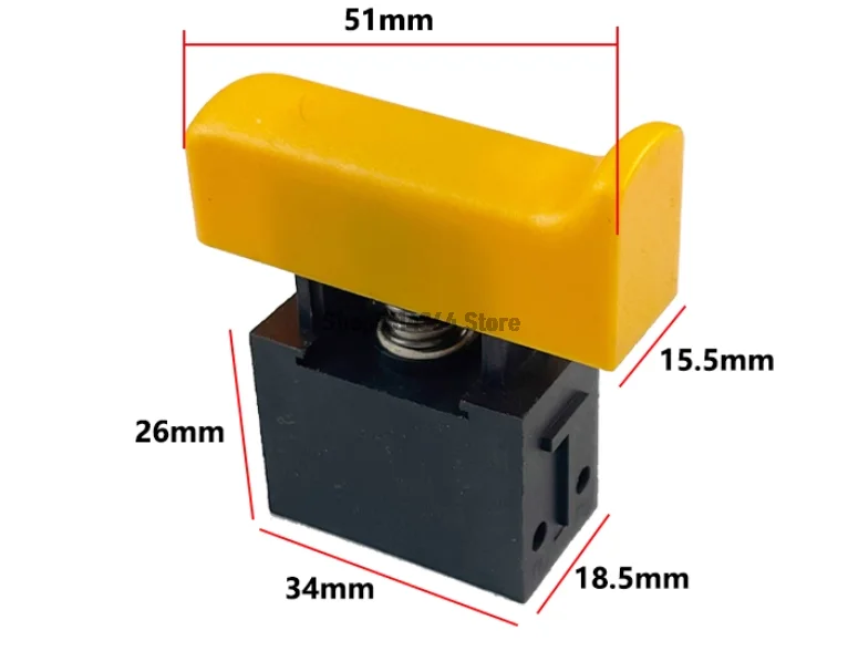 Corded Hammer Switch DW28T1-2 - Dual Use Electric Hammer Switch with No Lock Power Button for Electric Pickaxe/Drill Switch