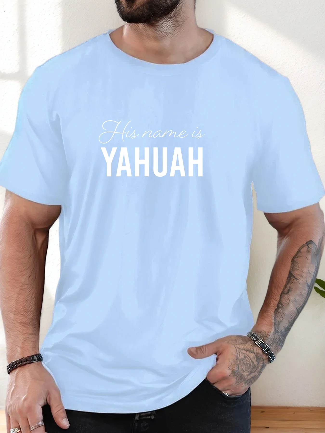 Pop Men's T-Shirt 100% Cotton Summer Casual Soft Creative Letter Print Round Neck Breathable Short Sleeve T-Shirts 2025 New Tees