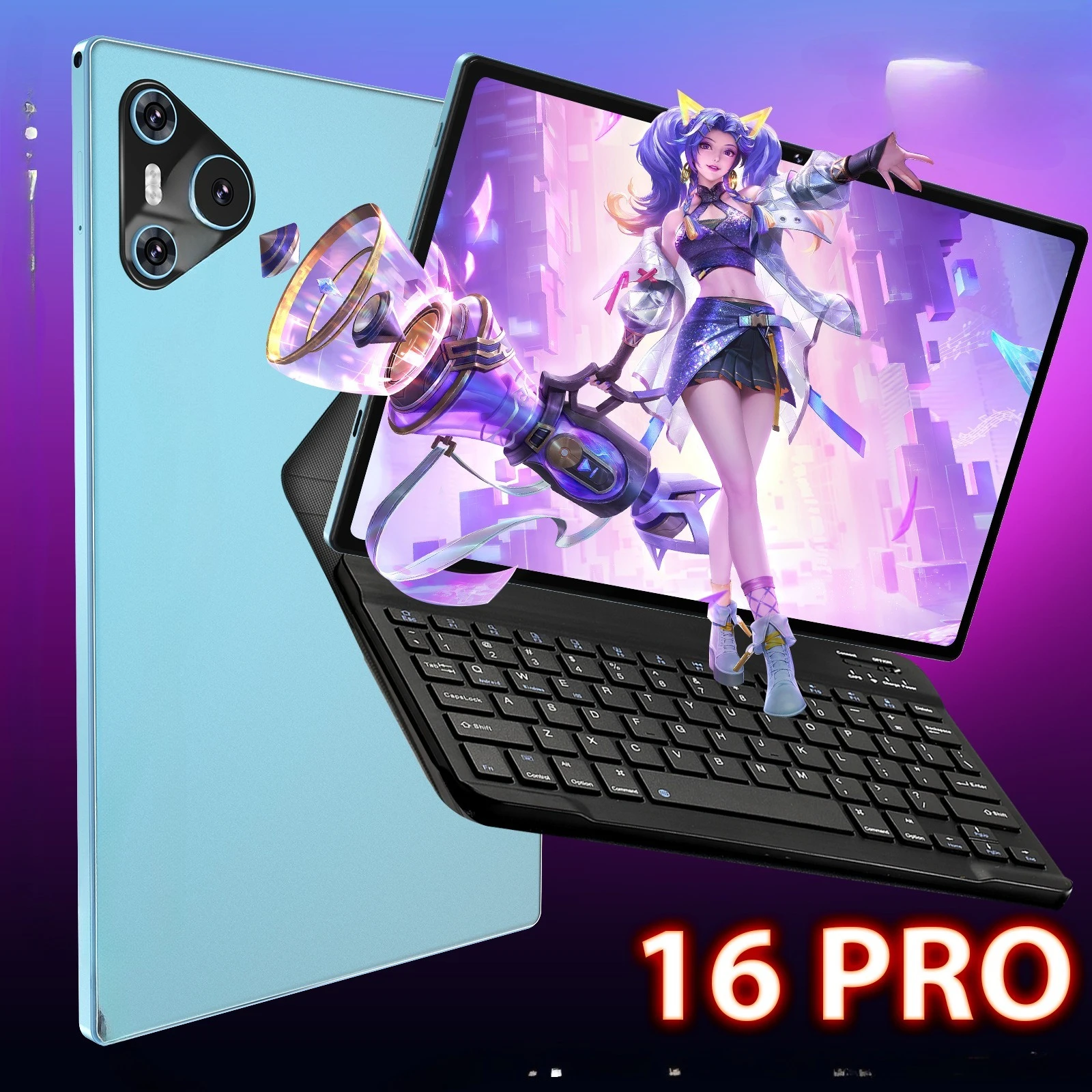 Tablette PC nouvel grand écran 10,1 pouces 5G 12 + 512