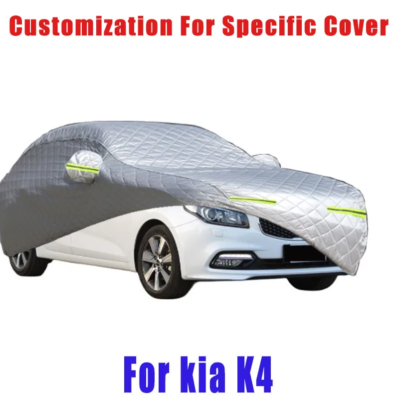 For Kia K4 Hail prevention cover auto rain protection, scratch protection, paint peeling protection, car Snow prevention