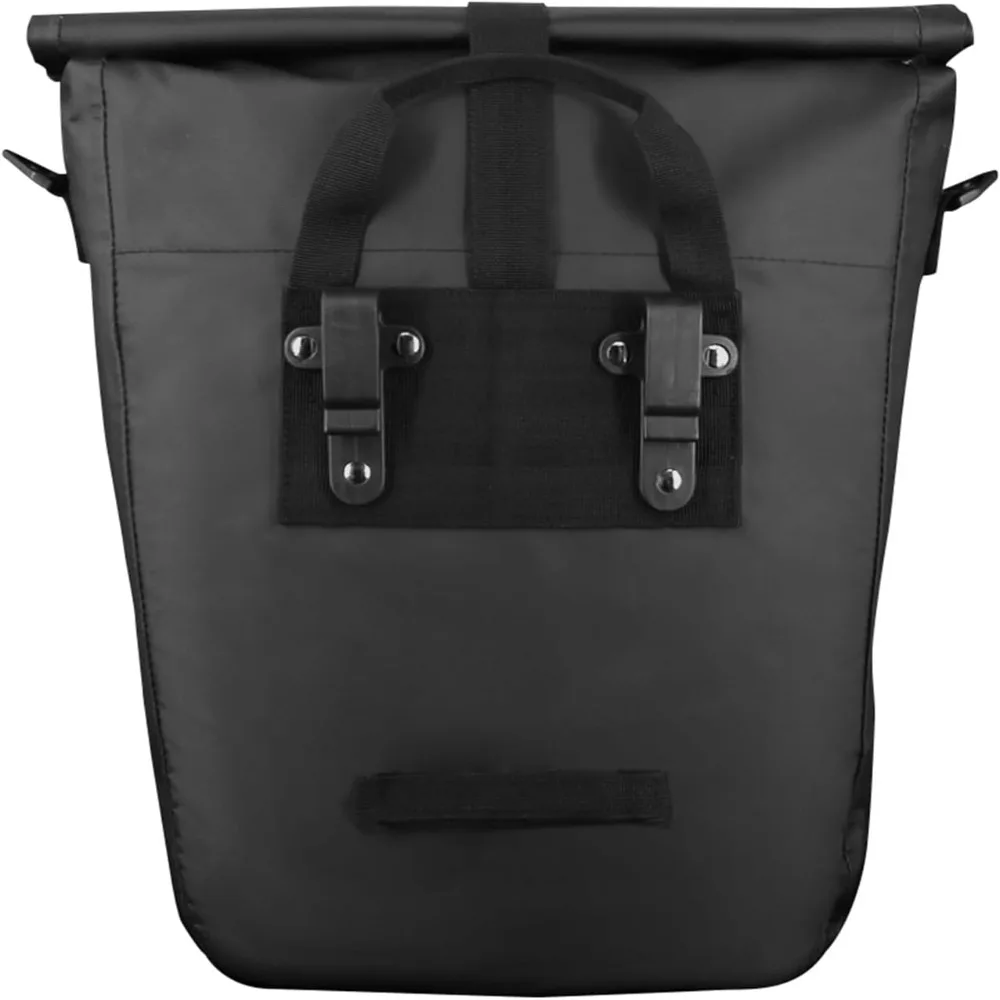 PVC and Polyester Bicycle Rear Rack Bag Black Quick release Bike Rear Seat Bag 20 L Capacity Multifunctional Cycling Travel Bag