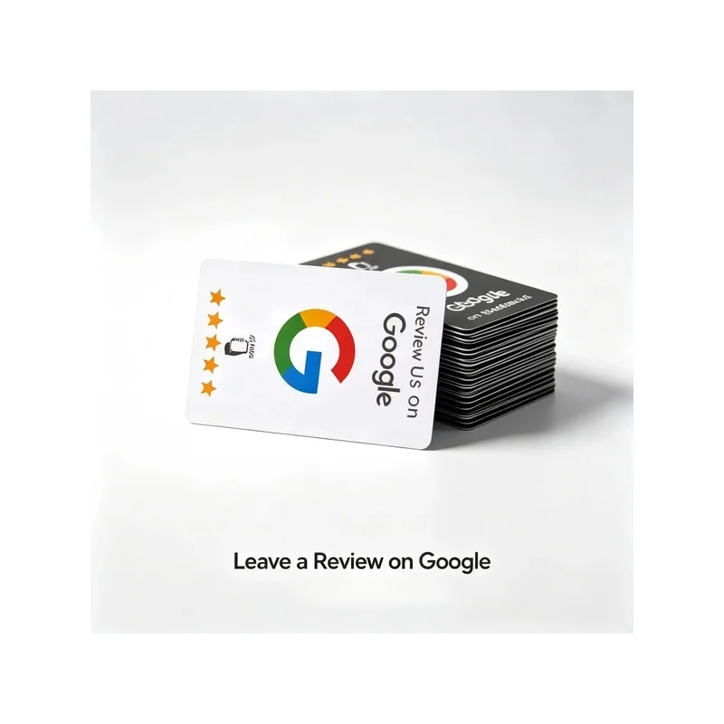 Google Review Tap NFC Card NTAG215 13.56MHz Rewritable Reusable Tap To Review for Cafe Salon Local Retail Business