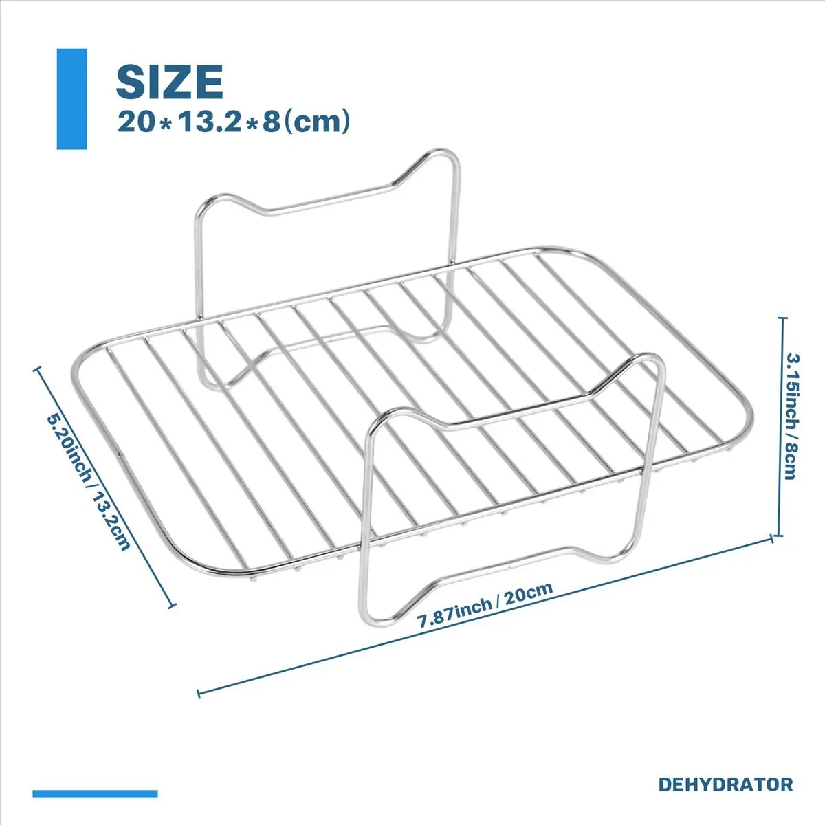 【ELEVATE LIFE】Air Fryer Rack for Double Basket Air Fryers, Dehydrator Rack for Foodi DZ201 DZ401 Air Fryer Accessories ABDD