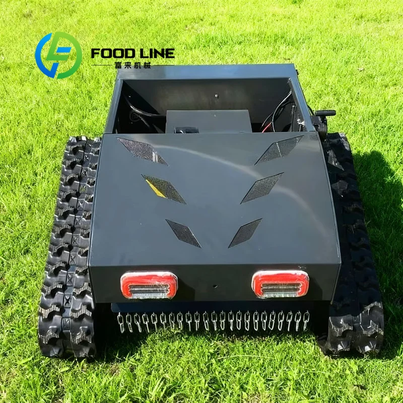 High Quality Heavy Duty Remote Controlled Powered Lawn Mower for Agriculture and Forestry Weeding Crawler Mower