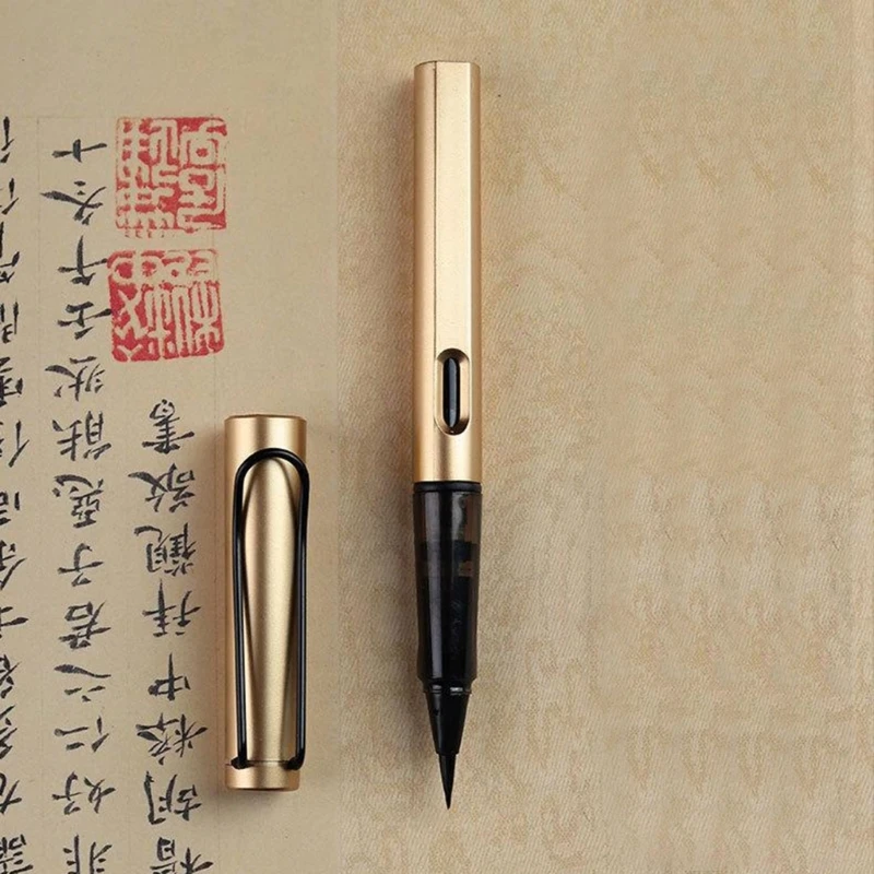 Set di penne a pennello da 6 pezzi penna per calligrafia per principianti che scrivono penne con scritte a mano per l'illustrazione della firma dell'ufficio