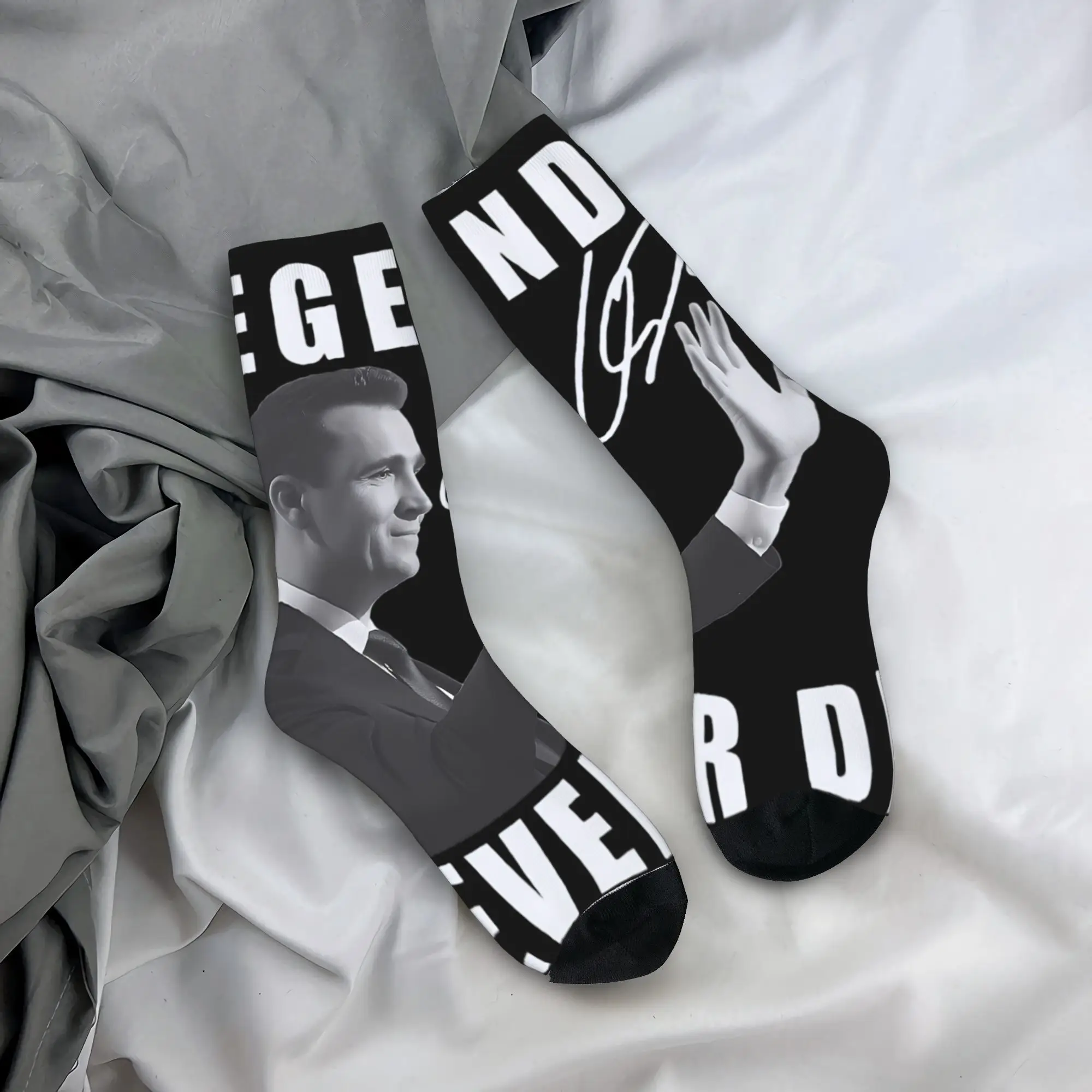 

Взрослые мужские носки Чарли Кирк, противоскользящие теплые мягкие носки, весенние повседневные носки для бега с рисунком