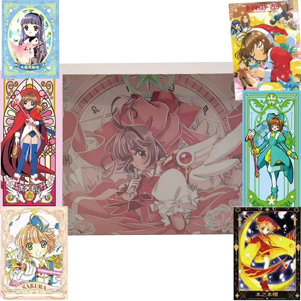 Classic Japanese Anime Cardcaptor Sakura Magical Girl Collection Cards Cartoon Fashion Unique Design Surprise Creative Card Gift