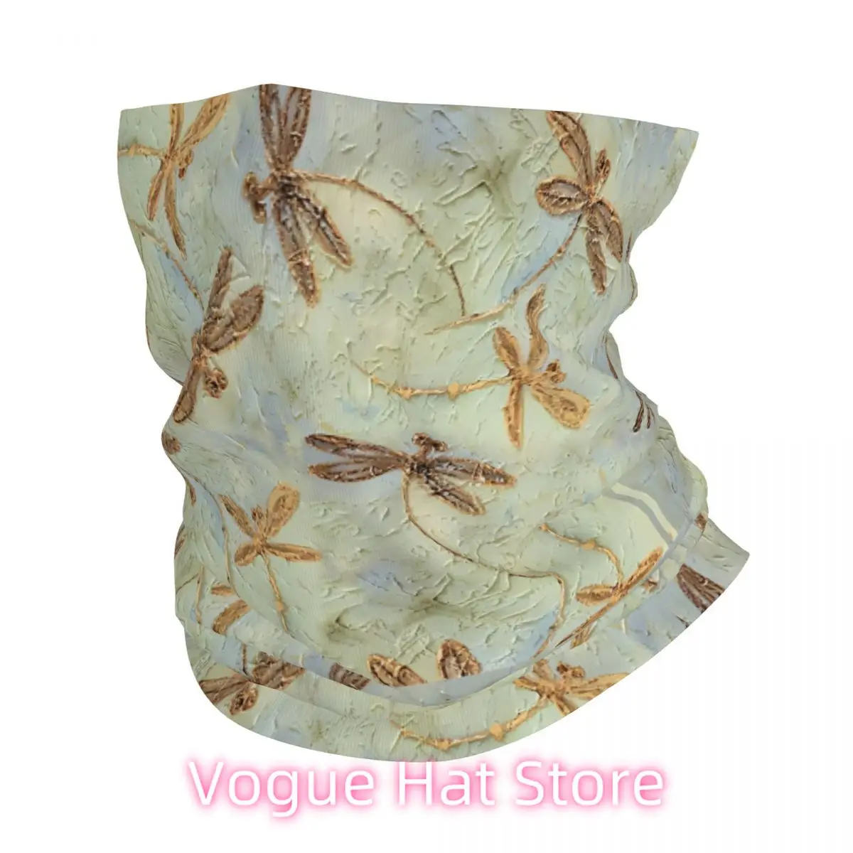 

Танец стрекозы, золотая повязка на голову в стиле ретро, тонкий мужской и женский походный шарф-труба для лица