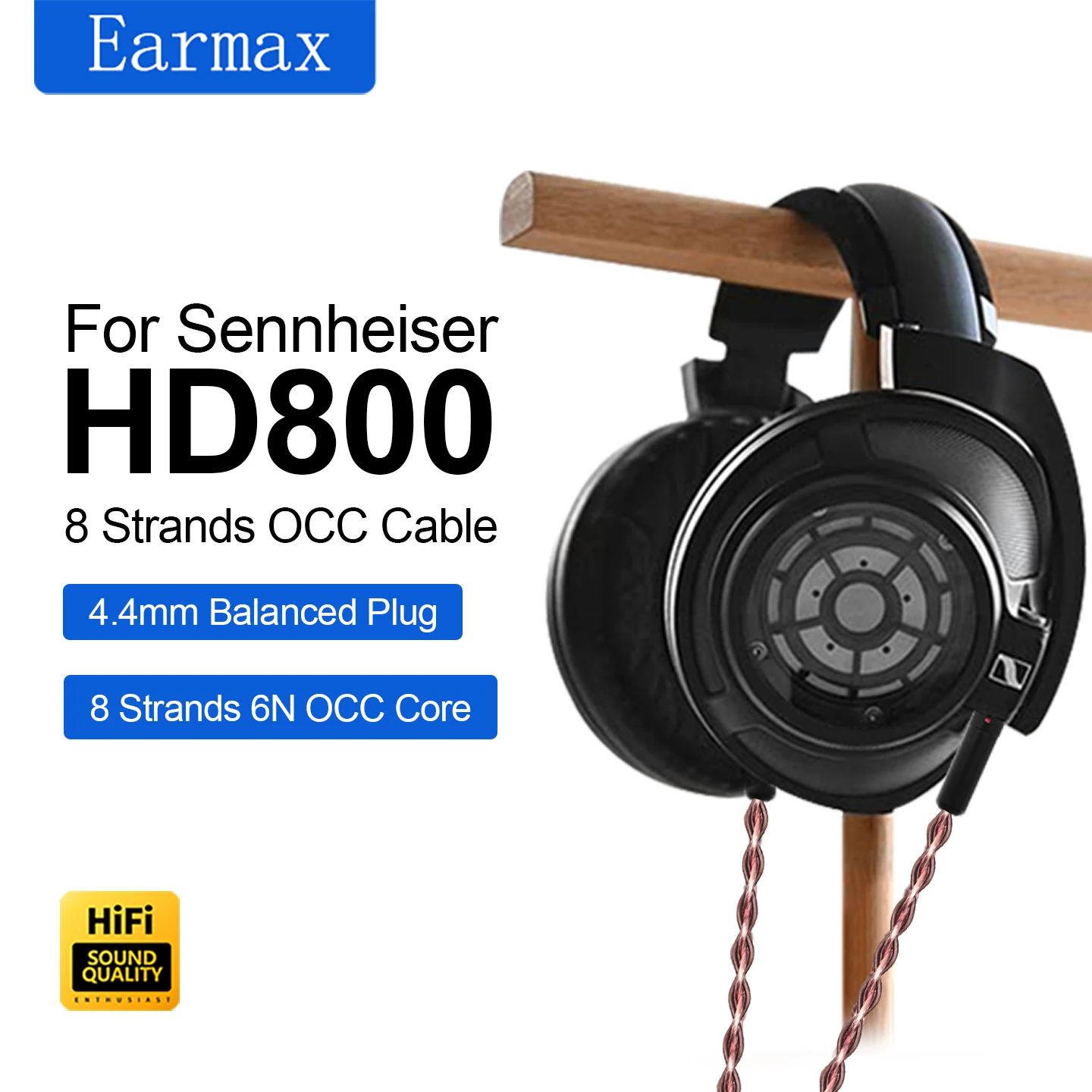 

Сбалансированный 4,4 мм подходит для Sennheiser Hd820 Hd800S Hd800 Darmo D1000 Jinbao Hi-Fi наушники 4,4 мм Сбалансированный Xlr четырехконтактный однокристаллический медный сменный кабель Сбалансированный кабель