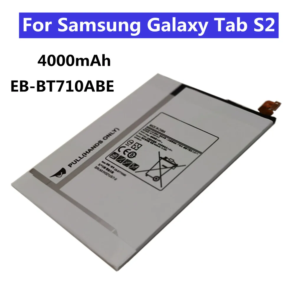 

EB-BT710ABE Аккумулятор для Samsung Galaxy Tab s2 8.0 4000 мАч T710 T711 T713 T715 T719 Сменные аккумуляторы