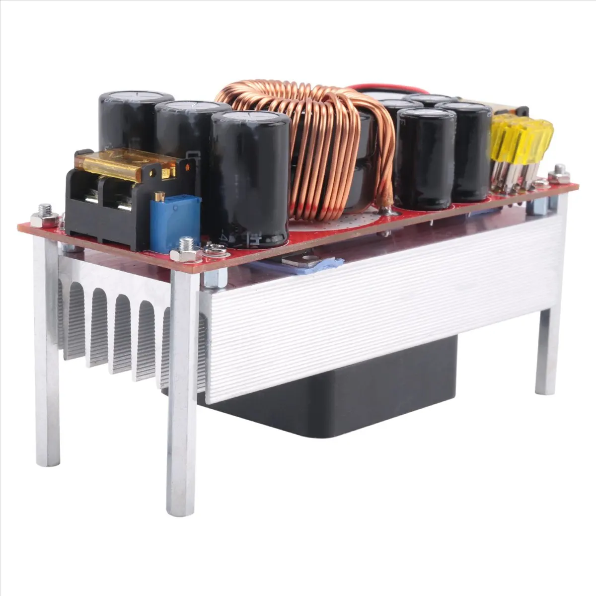 

Преобразователь напряжения HFES 1800W DC-DC, повышающий (Boost) регулируемый модуль питания 40A, 10V-60V в 12V-90V, регулятор