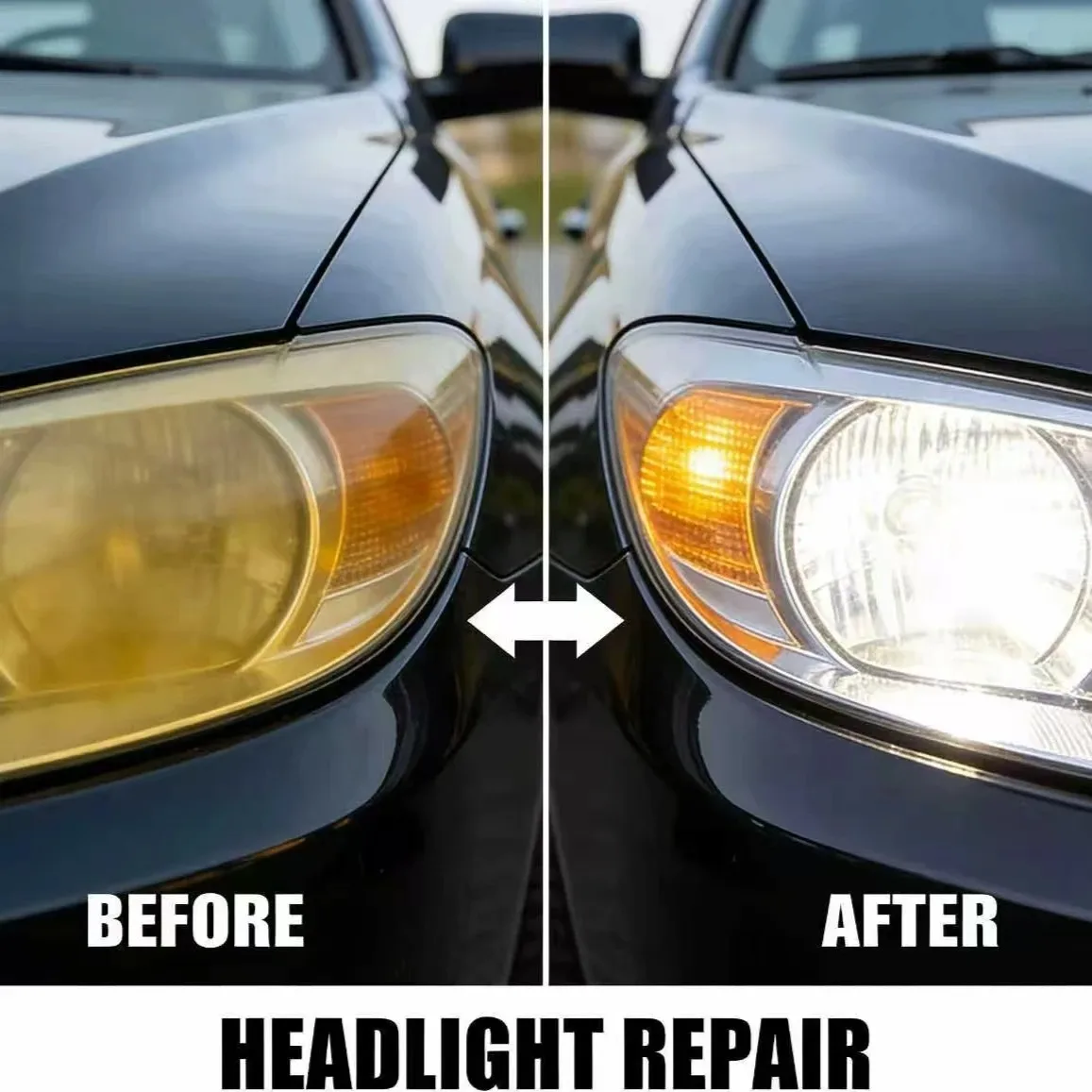 

Fasilawei Headlight Repair Spray Car Long-Lasting Luster Auto Headlight Restorer Remove Yellowing Make Clean Easy