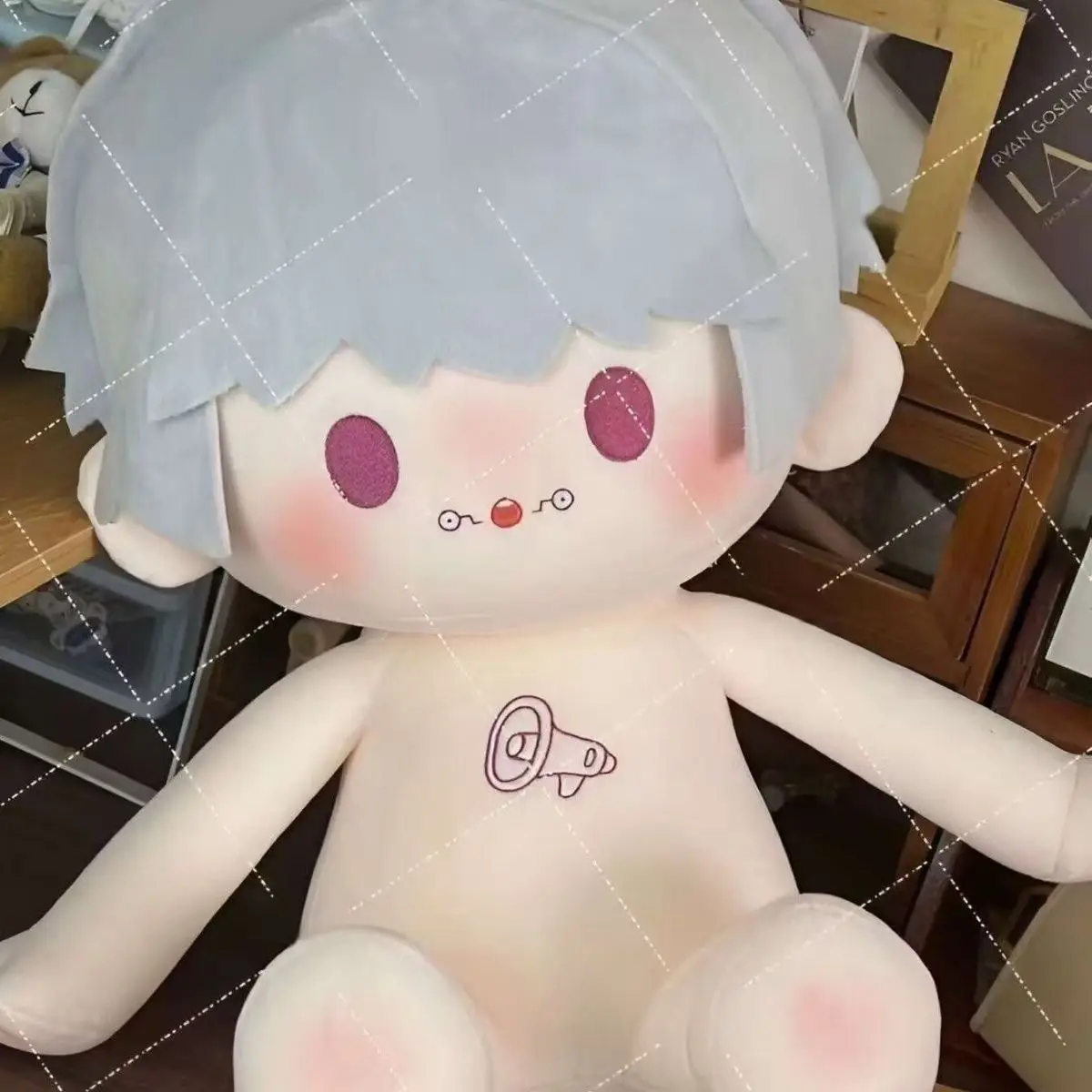 40Cm Japan Anime Jujutsu Kaisen Sitting Posture Plush Doll Bed Decoration Accompanied By Toy DIY Dress Up Friend's Birthday Gift