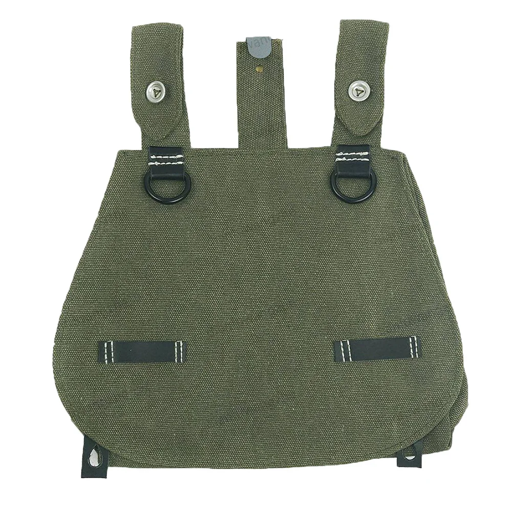 

Немецкая холщовая сумка для хлеба времен Второй мировой войны, большая вместительная сумка для хранения продуктов, тактический карманный рюкзак для активного отдыха, кемпинга, походов и путешествий