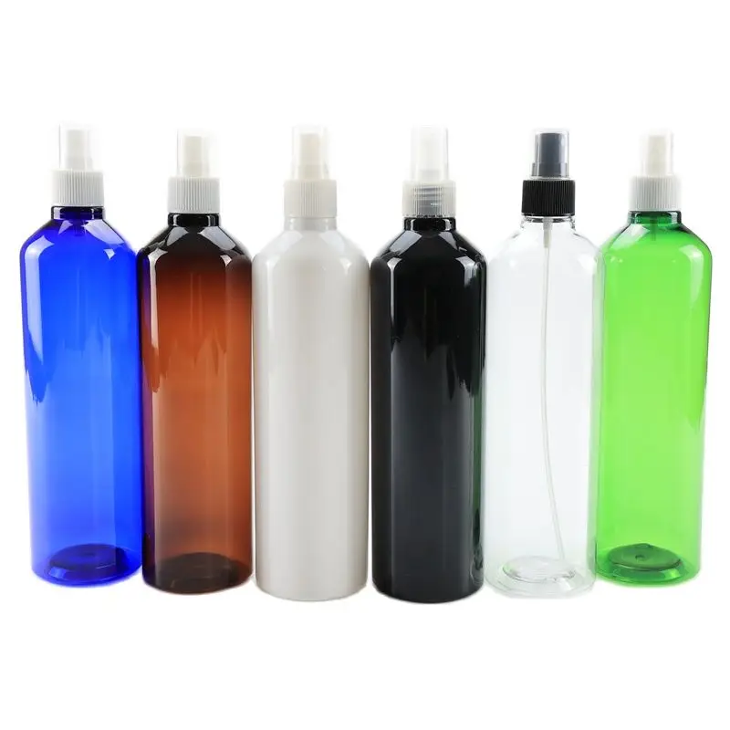 

New Arrival Multicolor 500ML X 10 Plastic Spray Pump Bottles Empty Fine Mist Sprayer Aromatherapy Perfume Toner Packing Bottles