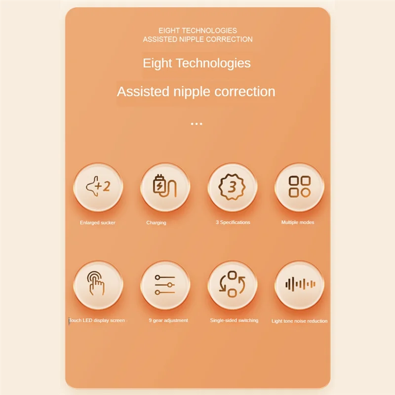 AA20-Correttore elettrico per capezzoli invertiti Niplette portatile Corretta capezzoli piatti e invertiti con facilità per aiutare l'allattamento al seno