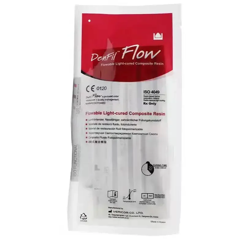 Denfilar Fluid/Solid Resin A1 A2 A3 A3.5 Dental Composite Light Curing Composite Resin Material Dental Laboratory
